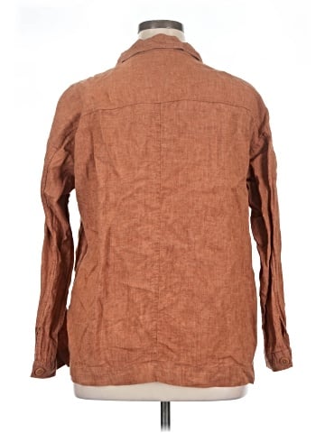 Eileen Fisher Long Sleeve Button-Down Shirt (view 2)