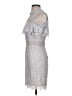 Keepsake Metallic Silver Cocktail Dress Size XXS - photo 5