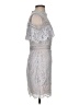 Keepsake Metallic Silver Cocktail Dress Size XXS - photo 4