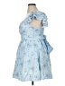 Altar'd State 100% Polyester Floral Blue Cocktail Dress Size XL - photo 5