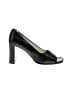 Hillard & Hanson 100% Leather Black Heels Size 8 1/2 - photo 1