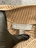 Evolution by Cyrus Chevron-herringbone Tan Pullover Sweater Size L - photo 7