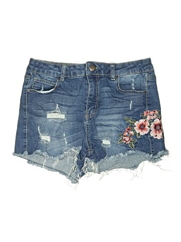 Wax Jean Denim Shorts (view 1)