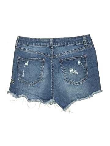 Wax Jean Denim Shorts (view 2)