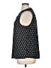 Ann Taylor LOFT Graphic Black Sleeveless Blouse Size XL - photo 5