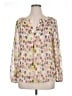 Boden 100% Polyester Polka Dots Pink Long Sleeve Blouse Size 14 - photo 1