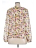 Boden 100% Polyester Polka Dots Pink Long Sleeve Blouse Size 14 - photo 2