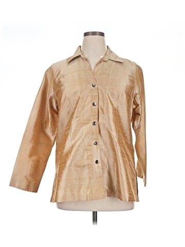 Travelsmith 3/4 Sleeve Silk Top (view 1)