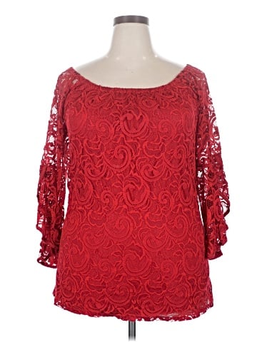 Win Win 3/4 Sleeve Blouse (view 1)