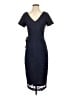 JS Collections Blue Casual Dress Size 4 - photo 1