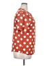 Unbranded 100% Polyester Polka Dots Orange Short Sleeve Blouse Size 2X - photo 4