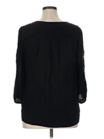 Style&Co 3/4 Sleeve Blouse (view 2)