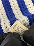 Unsubscribed 100% Cotton Stripes Blue Pullover Sweater Size XS - photo 8
