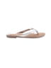 Talbots Silver Flip Flops Size 7 - photo 1