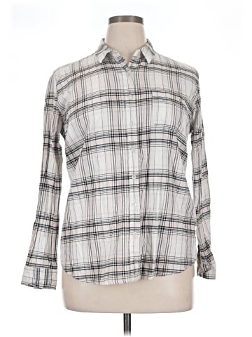 Weatherproof Long Sleeve Button-Down Shirt (view 1)