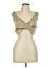 Forever 21 Tan Sleeveless Blouse Size L - photo 1