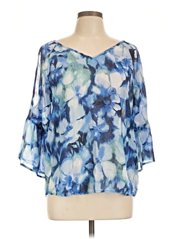 Sara Michelle 3/4 Sleeve Blouse (view 1)
