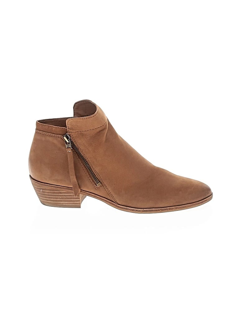Pre-owned Sam Edelman Ankle Boots In Tan