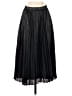 Gap 100% Polyester Metallic Black Formal Skirt Size S - photo 1