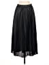 Gap 100% Polyester Metallic Black Formal Skirt Size S - photo 2