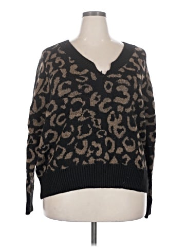 Aqua Pullover Sweater (view 1)