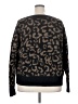 Aqua Animal Print Brown Pullover Sweater Size XXL - photo 2