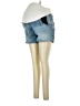 Isabel Maternity Blue Denim Shorts Size 6 Maternity - photo 1