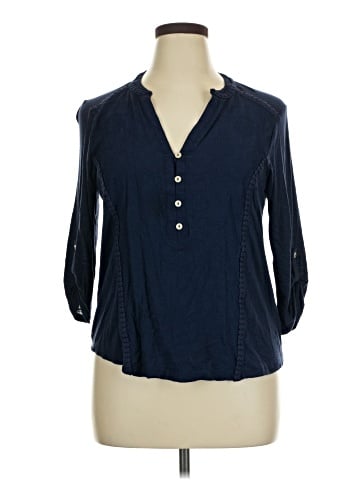Democracy 3/4 Sleeve Blouse (view 1)