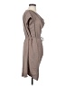 OAK + FORT 100% Polyester Solid Tan Casual Dress Size S - photo 4