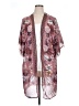 One World 100% Polyester Floral Pink Kimono Size XL - photo 1