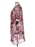 One World 100% Polyester Floral Pink Kimono Size XL - photo 5
