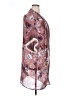 One World 100% Polyester Floral Pink Kimono Size XL - photo 4
