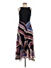 Roz & Ali Graphic Black Cocktail Dress Size 4 - photo 1
