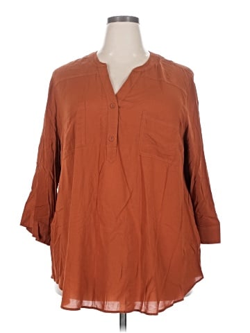Philosophy Republic Clothing 3/4 Sleeve Blouse (view 1)