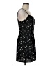 Crescent Floral Black Cocktail Dress Size M - photo 4