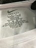 Nike 100% Polyester Silver White Short Sleeve T-Shirt Size 5 - 6 - photo 3