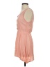 Mine 100% Rayon Solid Pink Casual Dress Size S - photo 5