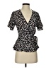 One Clothing Black Short Sleeve Blouse Size XS - photo 1