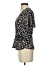 One Clothing Black Short Sleeve Blouse Size XS - photo 5