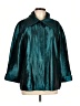 Chico's Metallic Teal Coat Size Lg (2) - photo 1