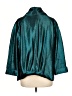 Chico's Metallic Teal Coat Size Lg (2) - photo 2