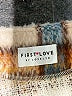First Love Plaid Brown Tan Jacket Size S - photo 6
