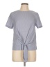 Dylan Gray Gray Short Sleeve Top Size L - photo 1
