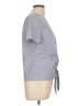 Dylan Gray Gray Short Sleeve Top Size L - photo 4