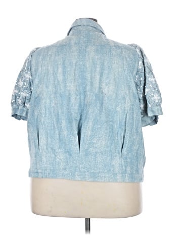 Love Short Sleeve Button-Down Shirt (view 2)