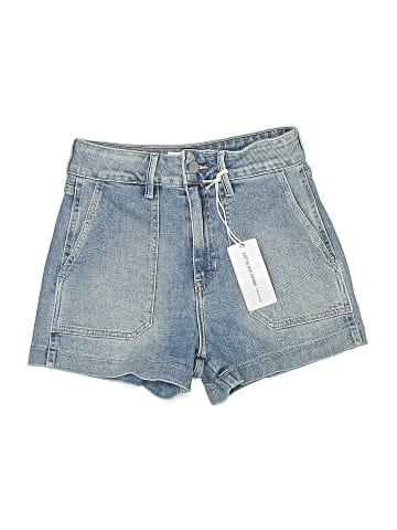Just Black Denim Shorts (view 1)