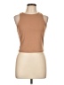 Express Tan Sleeveless T-Shirt Size L - photo 1