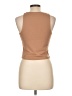Express Tan Sleeveless T-Shirt Size L - photo 2