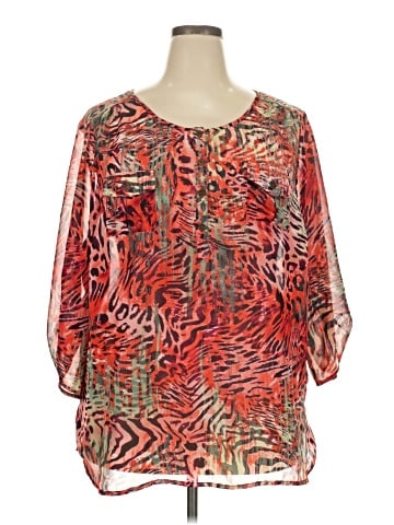 Roz & Ali 3/4 Sleeve T-Shirt (view 1)