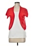 Neiman Marcus 100% Cotton Red Cardigan Size M - photo 1